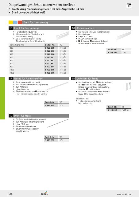 Hettich - Technik und Anwendung Band 1