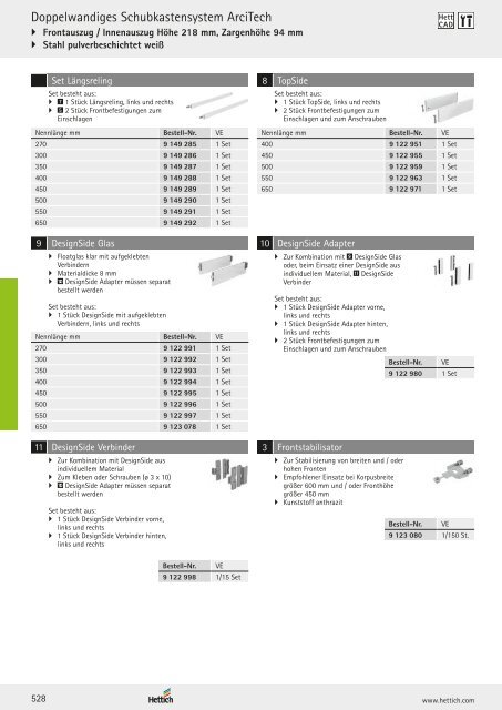 Hettich - Technik und Anwendung Band 1