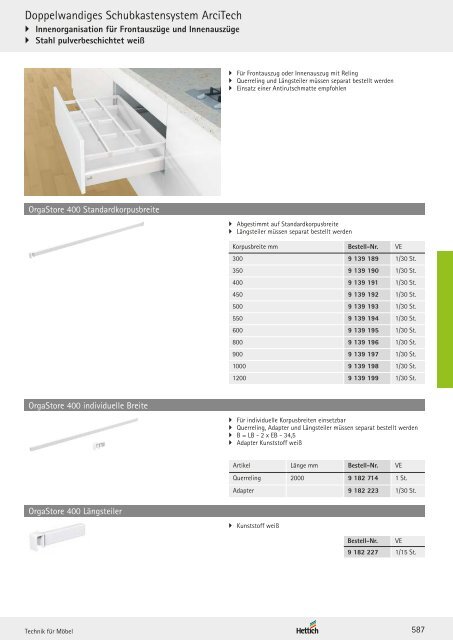 Hettich - Technik und Anwendung Band 1