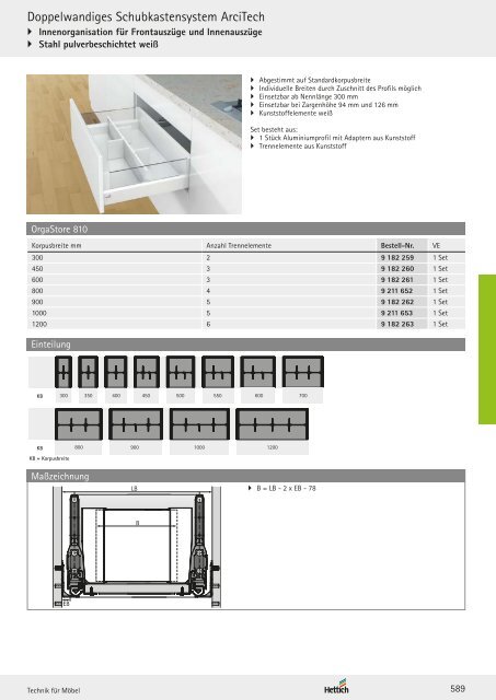 Hettich - Technik und Anwendung Band 1