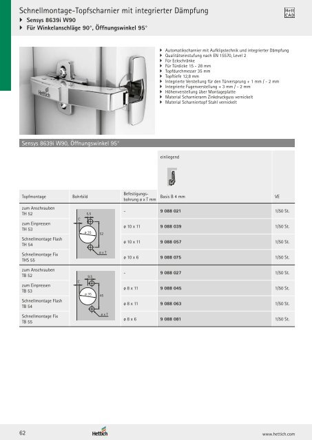 Hettich - Technik und Anwendung Band 1