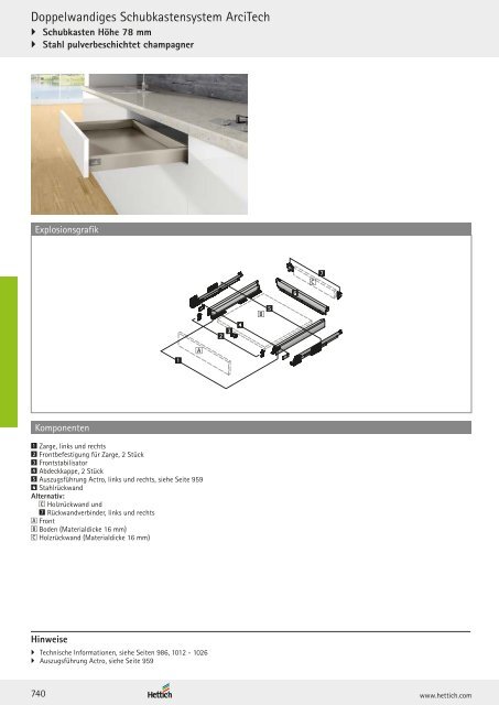 Hettich - Technik und Anwendung Band 1