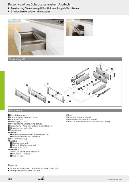 Hettich - Technik und Anwendung Band 1