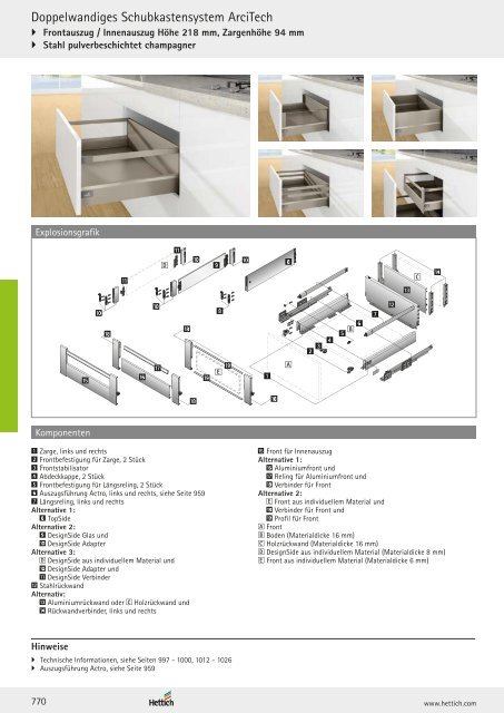 Hettich - Technik und Anwendung Band 1