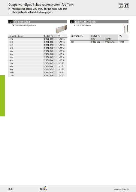 Hettich - Technik und Anwendung Band 1