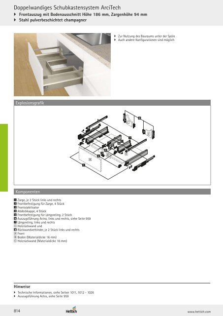 Hettich - Technik und Anwendung Band 1