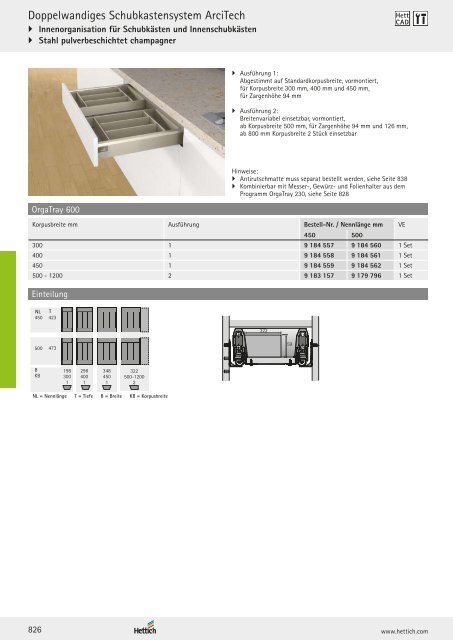 Hettich - Technik und Anwendung Band 1