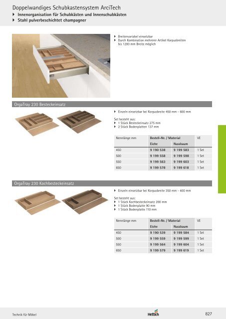 Hettich - Technik und Anwendung Band 1