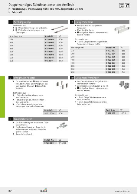 Hettich - Technik und Anwendung Band 1