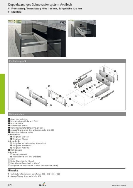 Hettich - Technik und Anwendung Band 1