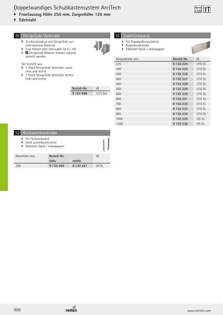 Hettich - Technik und Anwendung Band 1