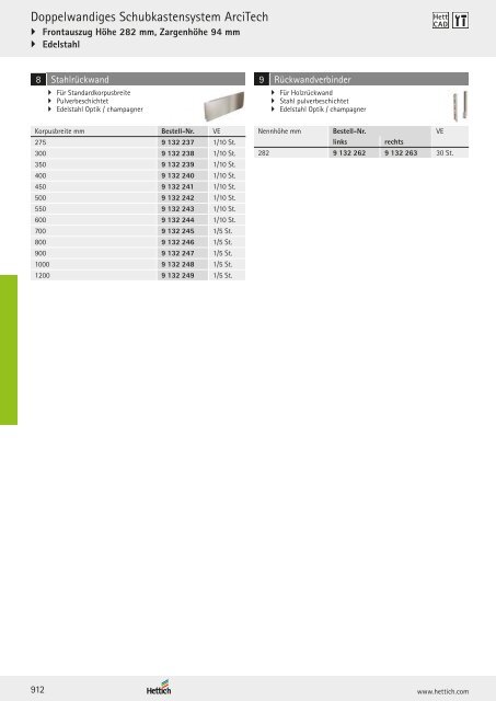 Hettich - Technik und Anwendung Band 1