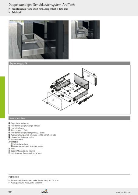 Hettich - Technik und Anwendung Band 1