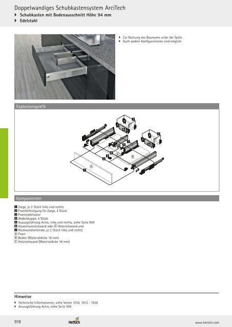 Hettich - Technik und Anwendung Band 1