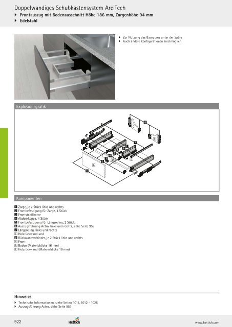 Hettich - Technik und Anwendung Band 1