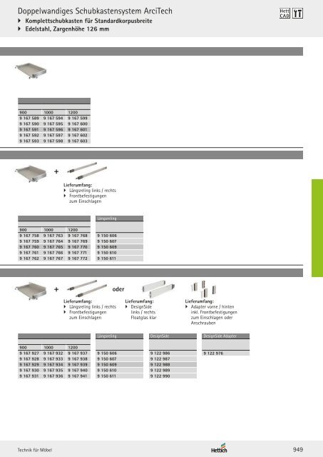 Hettich - Technik und Anwendung Band 1