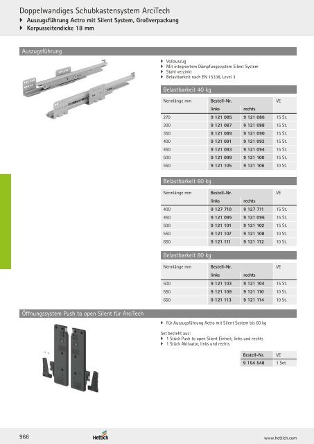 Hettich - Technik und Anwendung Band 1