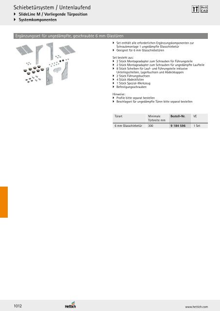 Hettich - Technik und Anwendung Büro und Arbeitswelten Band 3