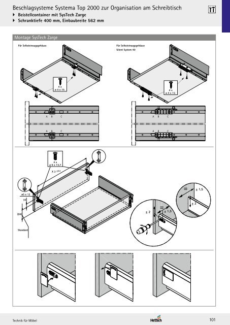 Hettich - Technik und Anwendung Büro und Arbeitswelten Band 3