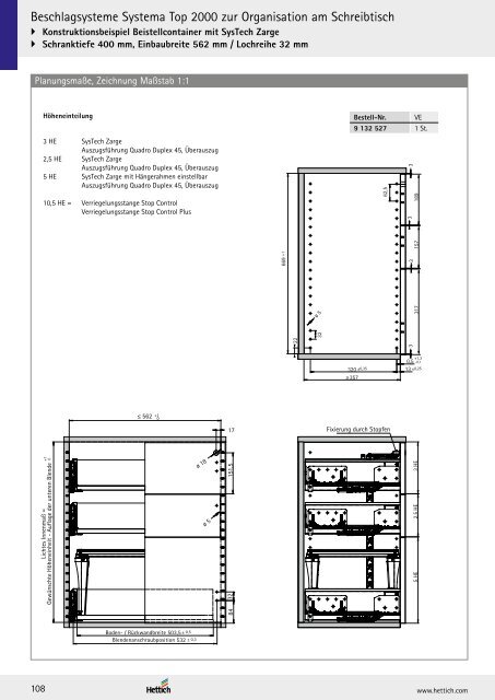 Hettich - Technik und Anwendung Büro und Arbeitswelten Band 3