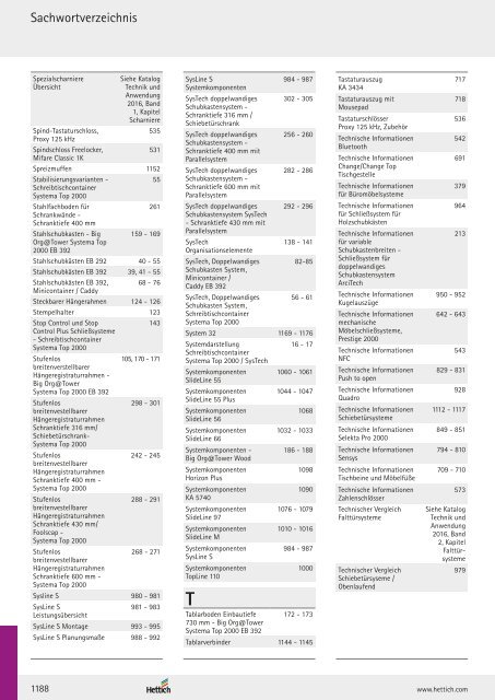 Hettich - Technik und Anwendung Büro und Arbeitswelten Band 3