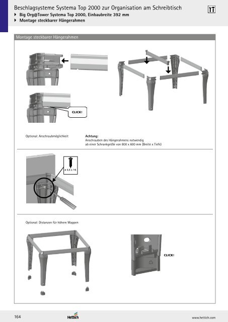 Hettich - Technik und Anwendung Büro und Arbeitswelten Band 3