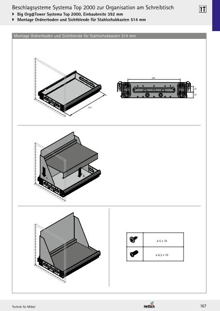 Hettich - Technik und Anwendung Büro und Arbeitswelten Band 3