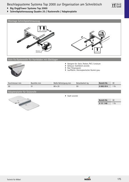 Hettich - Technik und Anwendung Büro und Arbeitswelten Band 3