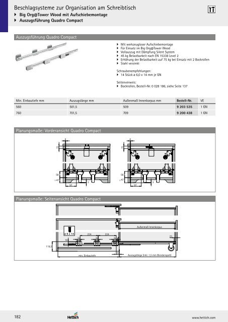 Hettich - Technik und Anwendung Büro und Arbeitswelten Band 3