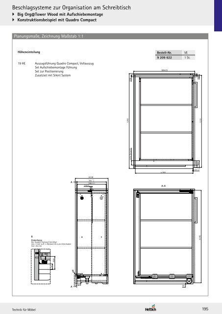 Hettich - Technik und Anwendung Büro und Arbeitswelten Band 3