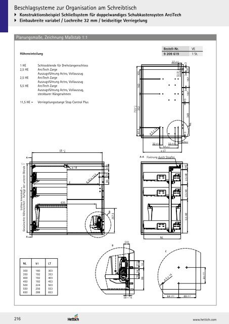 Hettich - Technik und Anwendung Büro und Arbeitswelten Band 3