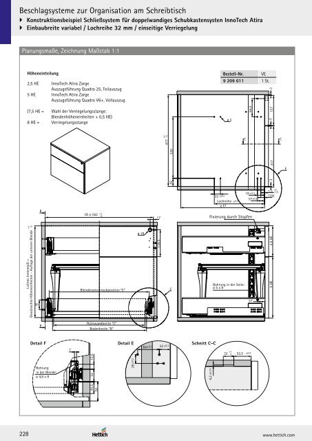 Hettich - Technik und Anwendung Büro und Arbeitswelten Band 3