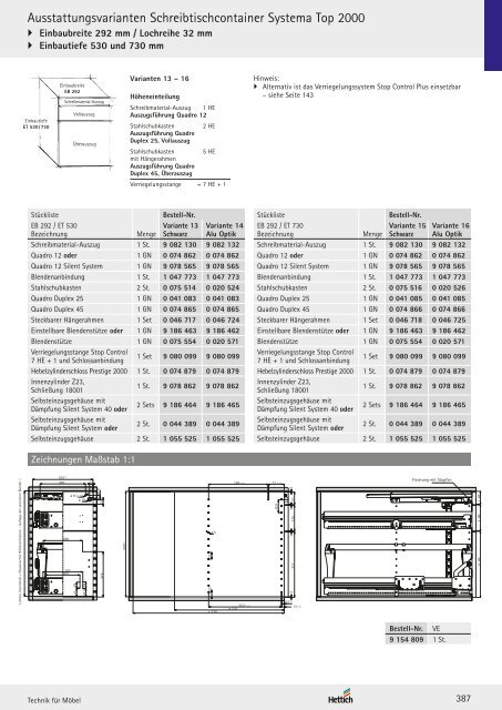 Hettich - Technik und Anwendung Büro und Arbeitswelten Band 3