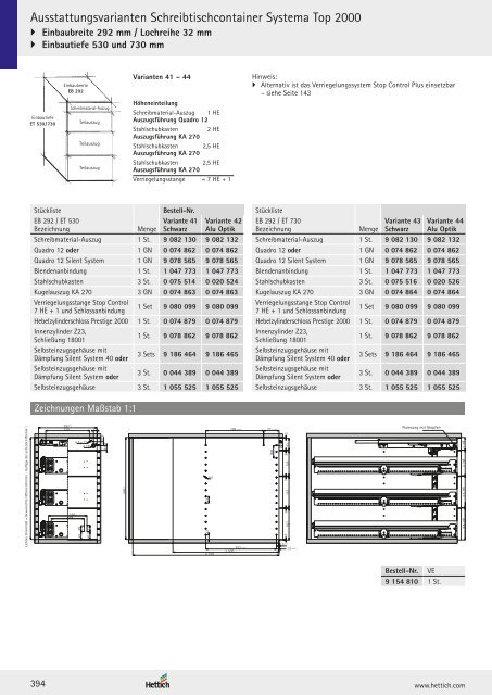 Hettich - Technik und Anwendung Büro und Arbeitswelten Band 3