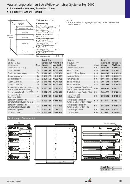 Hettich - Technik und Anwendung Büro und Arbeitswelten Band 3