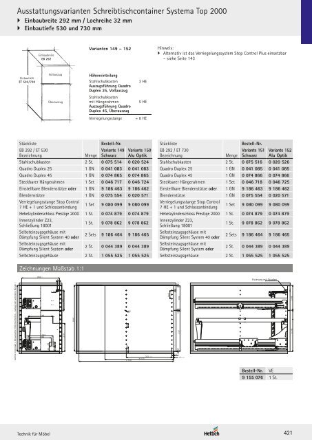 Hettich - Technik und Anwendung Büro und Arbeitswelten Band 3