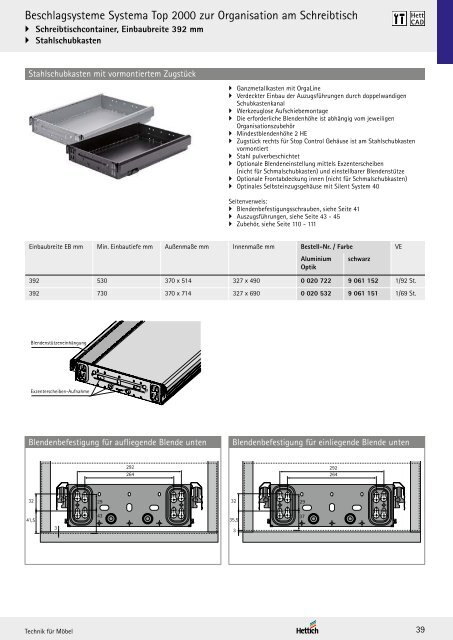 Hettich - Technik und Anwendung Büro und Arbeitswelten Band 3