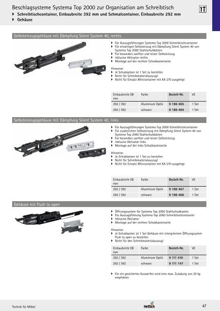 Hettich - Technik und Anwendung Büro und Arbeitswelten Band 3