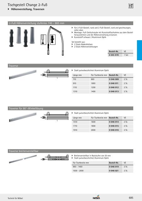 Hettich - Technik und Anwendung Büro und Arbeitswelten Band 3