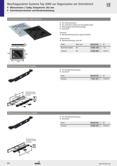 Hettich - Technik und Anwendung Büro und Arbeitswelten Band 3