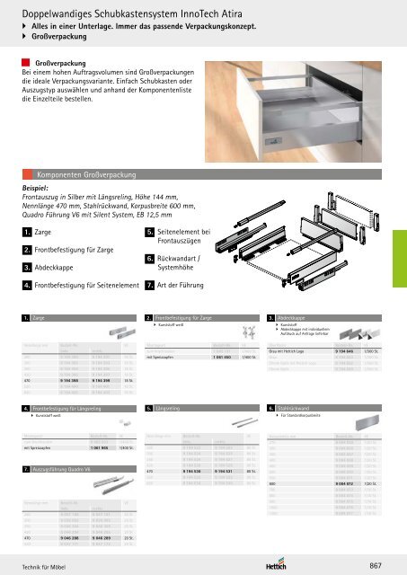 Hettich - Technik und Anwendung Büro und Arbeitswelten Band 3