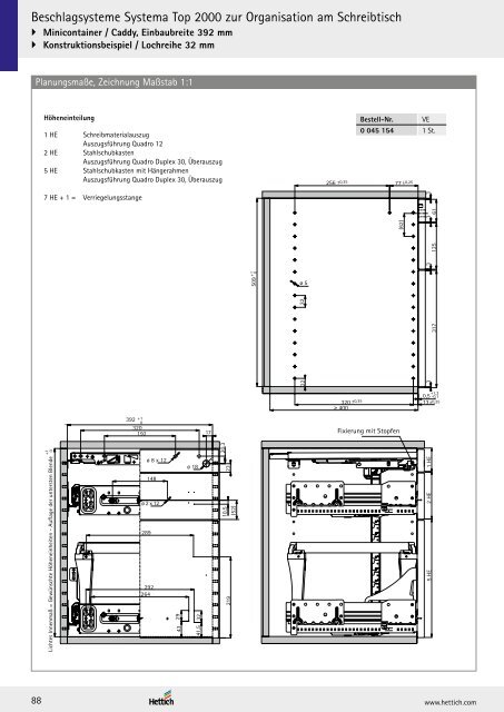 Hettich - Technik und Anwendung Büro und Arbeitswelten Band 3