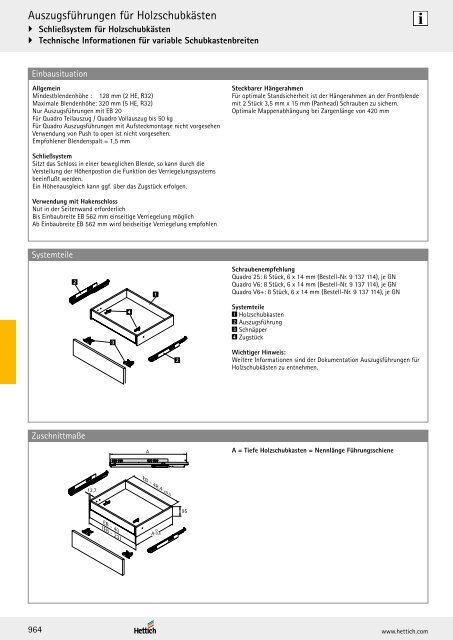 Hettich - Technik und Anwendung Büro und Arbeitswelten Band 3