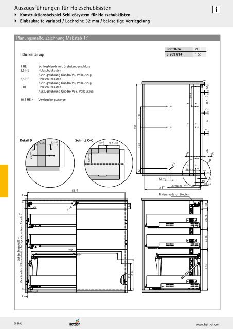 Hettich - Technik und Anwendung Büro und Arbeitswelten Band 3