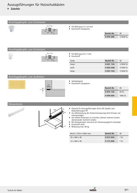 Hettich - Technik und Anwendung Büro und Arbeitswelten Band 3