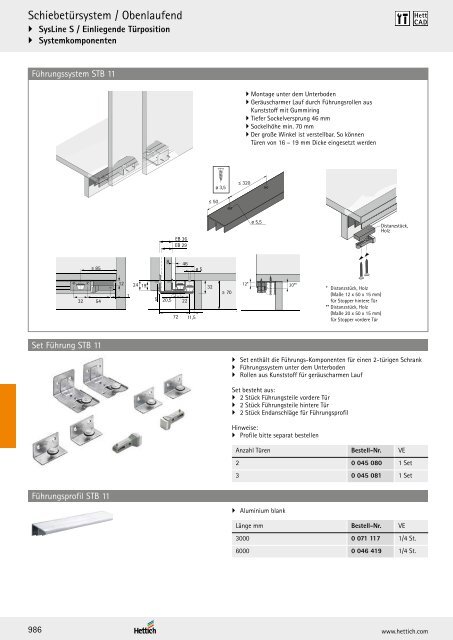 Hettich - Technik und Anwendung Büro und Arbeitswelten Band 3