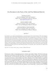 Eco Resistance in the Poetry of the Arab - UKM Journal Article ...