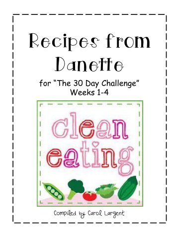Recipes from Danette