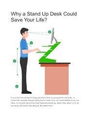 Why a Stand Up Desk Could Save Your Life The Sup Desk