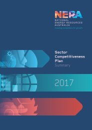 NERA Sector Competitiveness Plan 2017 (Summary version)